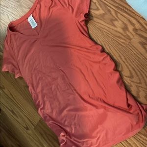 Time and Tru Maternity Coral Shirt